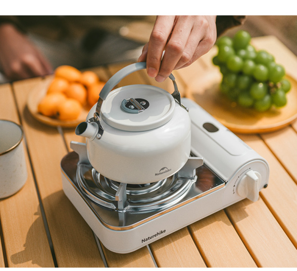 1 Чайник Naturehike 0,8л., керамическое покрытие, белый