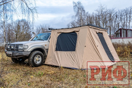 1 Стенки к автомобильной маркизе РИФ 3х2,5 м, с полом