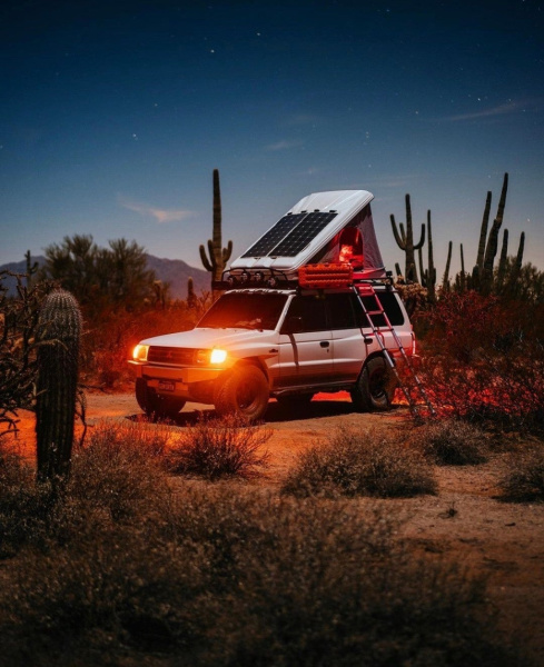 3 Палатка на крышу автомобиля РИФ Hard RT05-125, корпус ABS треугольник, белый, тент светло-серый