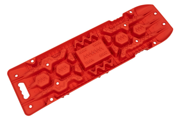 Сэнд-траки пластиковые 108х31 см усиленные, с площадкой под домкрат, красные (2 шт.)