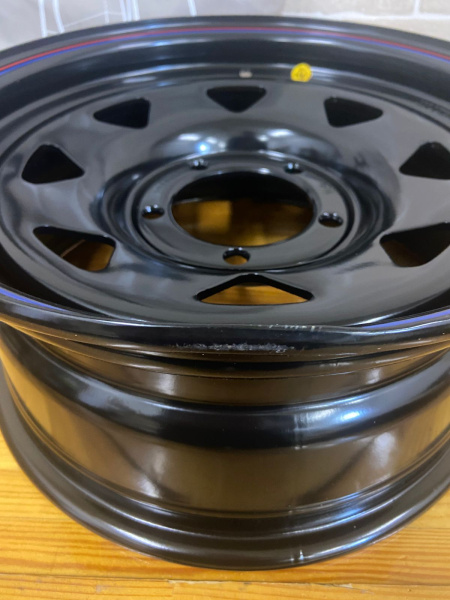 1 Диск усиленный УАЗ стальной черный 5x139,7 7xR16 d110 ET+15 (треуг. мелк.) (уценка) 1 Диск усиленный УАЗ стальной черный 5x139,7 7xR16 d110 ET+15 (треуг. мелк.) (уценка)