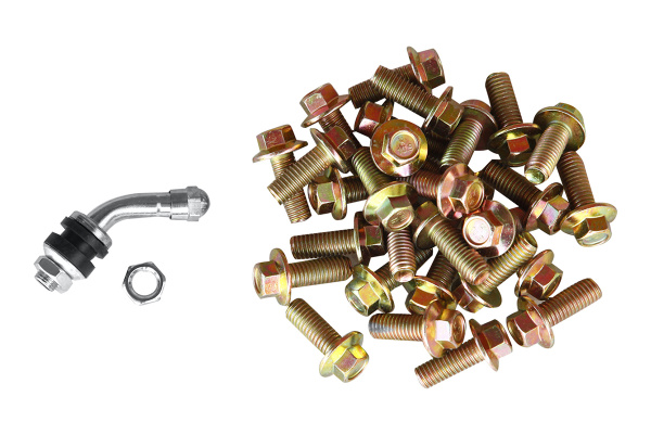 Диск усиленный УАЗ стальной черный 5x139,7 10xR16 d110 ET-44 с бедлоком (красный)