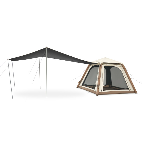 Палатка Naturehike Ango Air Pro, 3-местная, быстросборная, надувной каркас, коричневая Палатка Naturehike Ango Air Pro, 3-местная, быстросборная, надувной каркас, коричневая