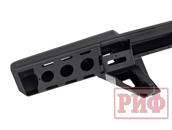 Бампер РИФ силовой задний для ГАЗ Соболь NN с фонарями, возмож. устан. фаркопа, стандарт