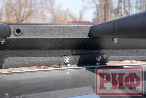 Багажник экспедиционный (платформа) алюминиевый РИФ 1150x2080 мм для Mitsubishi Pajero IV