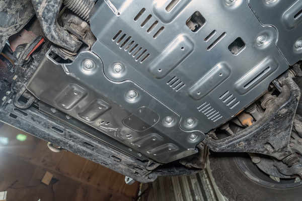 Защита Falcon радиатора, картера, РК, КПП для GWM Haval H9 (2023+), алюминий, 8 мм