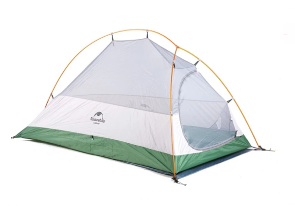 Палатка Naturehike Cloud Up 1-местная, алюминиевый каркас, сверхлегкая, зеленая