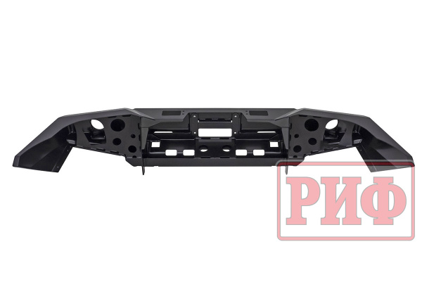 Бампер РИФ силовой передний Toyota Land Cruiser Prado 120 c доп. фарами и защитой бачка омывателя