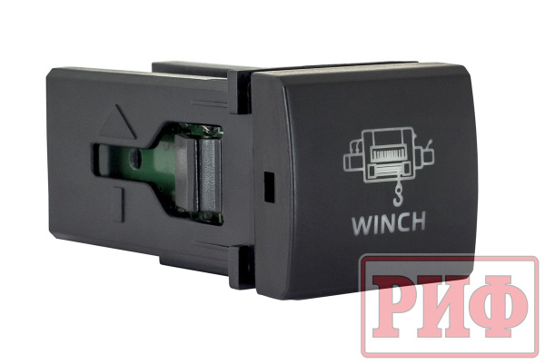 Кнопка ВКЛ/ВЫКЛ, голубой, WINCH POWER TOYOTA 22x22 Кнопка ВКЛ/ВЫКЛ, голубой, WINCH POWER TOYOTA 22x22