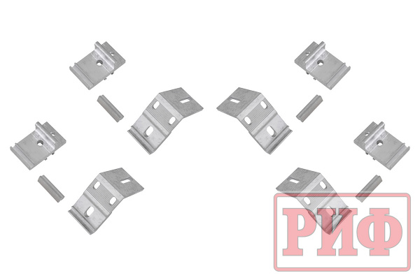 Крышка кузова РИФ для Dongfeng DF6, роллета раздвижная с электроприводом 1511х1570 мм, алюминиевая, черная