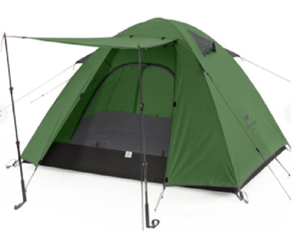 Палатка Naturehike P-Series 2-местная, алюминиевый каркас, зеленая Палатка Naturehike P-Series 2-местная, алюминиевый каркас, зеленая