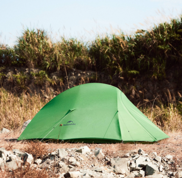 1 Палатка Naturehike Cloud Up 1-местная, алюминиевый каркас, сверхлегкая, зеленая