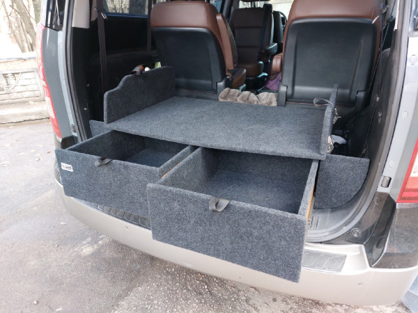 Органайзер в багажник "Тайга2" для Hyundai Grand Starex/H1
