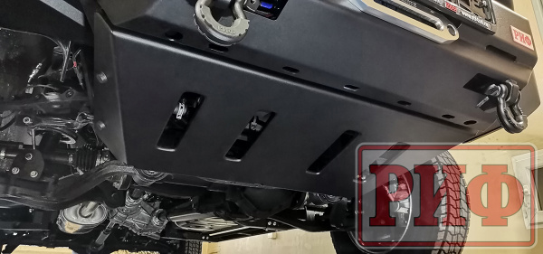 Защита радиатора под бампер РИФ для ГАЗ Соболь NN 4x4