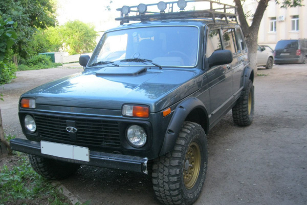 Расширители колёсных арок ВАЗ НИВА 2131 5D (передние 70 мм, задние 70 мм)