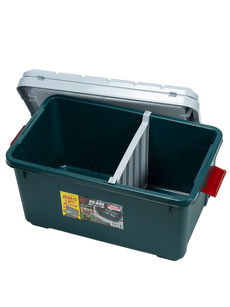 Ящик экспедиционный IRIS RV BOX RV600C c двойной разделенной крышкой, 40 л. 61,5x37,5x34 см.