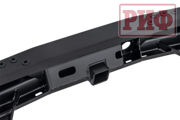 Бампер РИФ задний силовой/защита штатного бампера Mitsubishi Pajero Sport 2021+ c квадратом под фаркоп