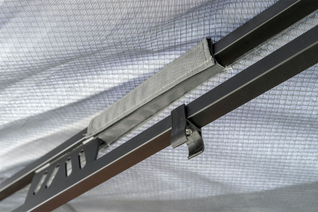 Маркиза автомобильная РИФ безопорная, веерная 2,3х2 м (правая)