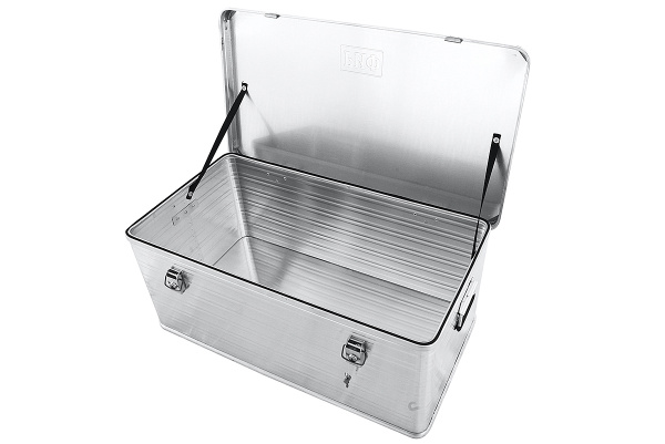 Ящик алюминиевый РИФ с замком 902х495х379 мм (ДхШхВ) Ящик алюминиевый РИФ с замком 902х495х379 мм (ДхШхВ)