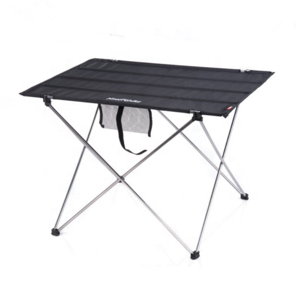 Стол туристический Naturehike алюминиевый, 75х55х52 см, складной, черный