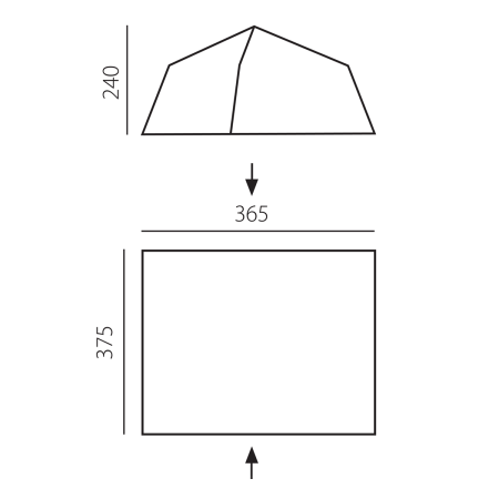 Шатер-палатка BTrace Camp (Зеленый/Бежевый)