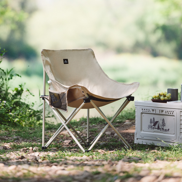 1 Кресло туристическое Naturehike Stellaluna T01 складное, 48х48х74 см, до 110 кг, бежевое