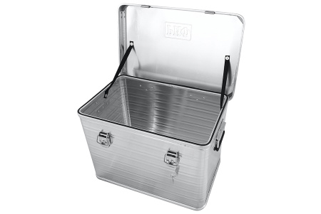 Ящик алюминиевый РИФ усиленный с замком 592х388х409 мм (ДхШхВ)