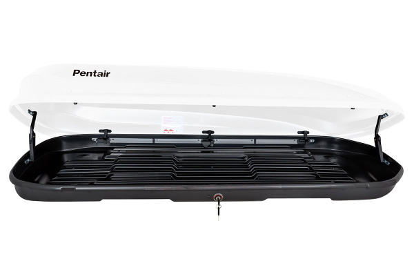 Бокс автомобильный на крышу Pentair RESORT 510L белый глянец, двусторонний