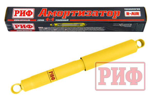 Амортизатор усиленный РИФ задний Toyota Hilux 2015+ лифт 0-45 мм, Jac T9 лифт 30-45