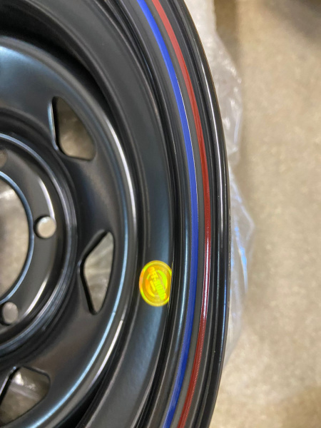 3 Диск усиленный Тойота Ниссан стальной черный 6x139,7 8xR15 d110 ET-19 (треуг. мелкий) (уценка)