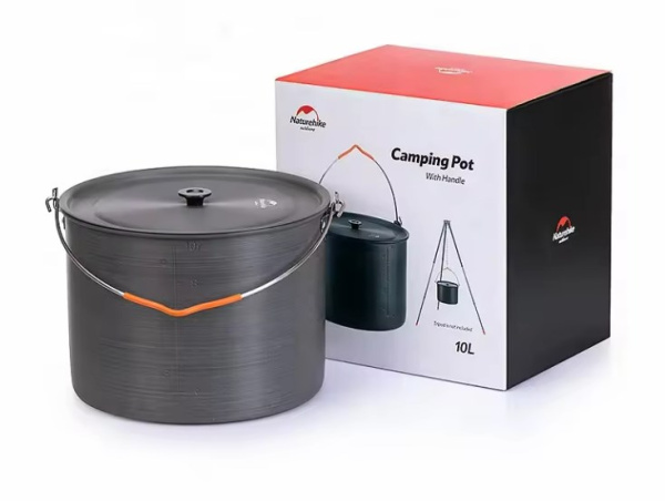 Котелок туристический Naturehike 10 л, алюминий