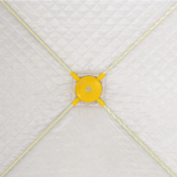 4 Палатка зимняя PREMIER утепл. Куб ЛОНГ-3 желтый/серый