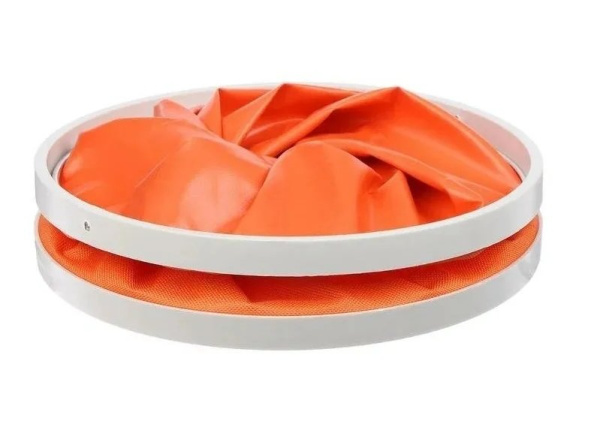 Ведро СЛЕДОПЫТ складное, оранжевое, 13 л, без чехла