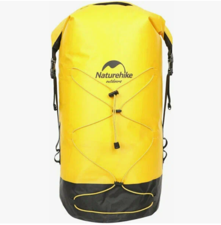 2 Рюкзак туристический Naturehike 40 л, ПВХ, желтый
