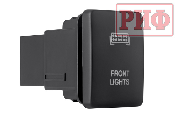 Кнопка ВКЛ/ВЫКЛ, голубой, FRONT LIGHTS TOYOTA 32x22