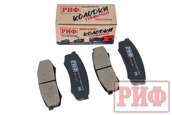 Колодки тормозные задние РИФ Toyota LC120,Mitsubishi Pajero 3, 4 Колодки тормозные задние РИФ Toyota LC120,Mitsubishi Pajero 3, 4