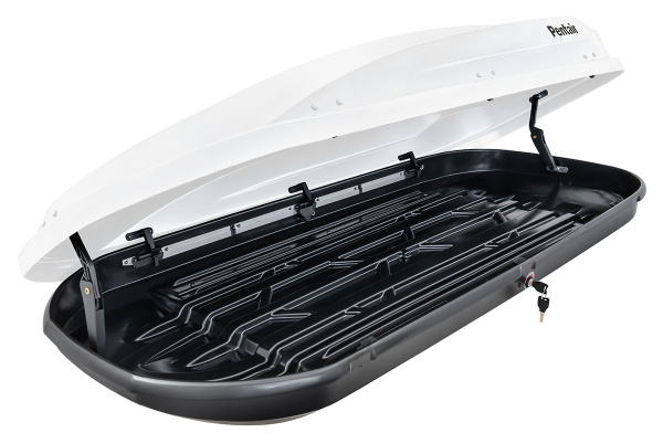 Бокс автомобильный на крышу Pentair RESORT 480L белый глянец, двусторонний