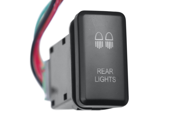 Кнопка ВКЛ/ВЫКЛ, белый, REAR LIGHTS TOYOTA 40x20 Кнопка ВКЛ/ВЫКЛ, белый, REAR LIGHTS TOYOTA 40x20