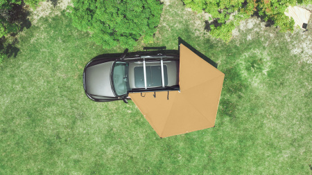 2 Маркиза автомобильная РИФ веерная 2,0х2,0 м (левая)