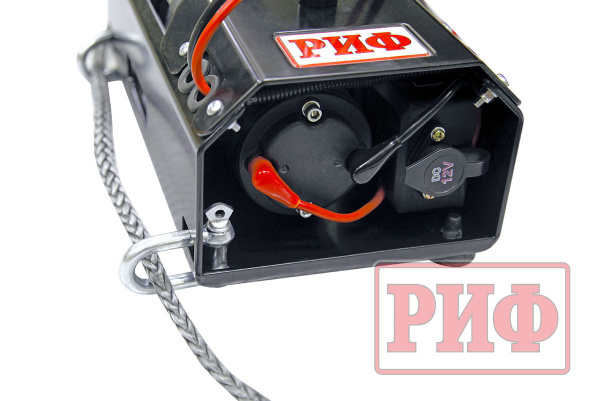 Лебёдка переносная РИФ 4500U c малой площадкой, стальной трос