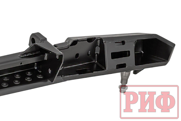 Бампер РИФ силовой задний УАЗ Буханка с фонарями, калиткой, возможн. уст. фаркопа, стандарт