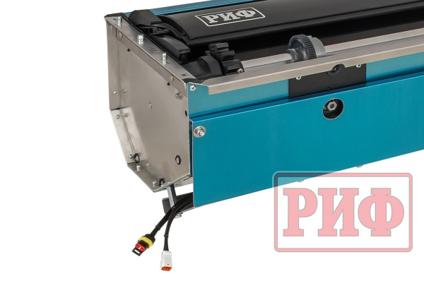 Крышка кузова РИФ для JAC T8, роллета раздвижная с электроприводом 1538х1599 мм, алюминиевая, черная