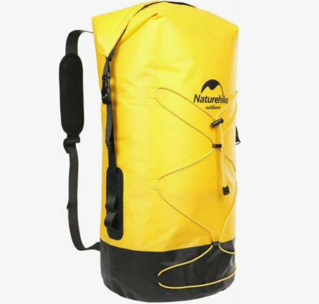 1 Рюкзак туристический Naturehike 40 л, ПВХ, желтый