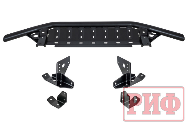 Бампер РИФ силовой передний TLC Prado 120 c защитой радиатора