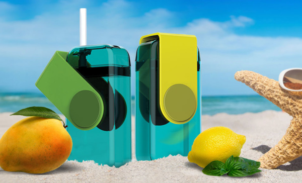 Бутылка JUICY DRINK, 290 мл, бирюза/зеленый Бутылка JUICY DRINK, 290 мл, бирюза/зеленый