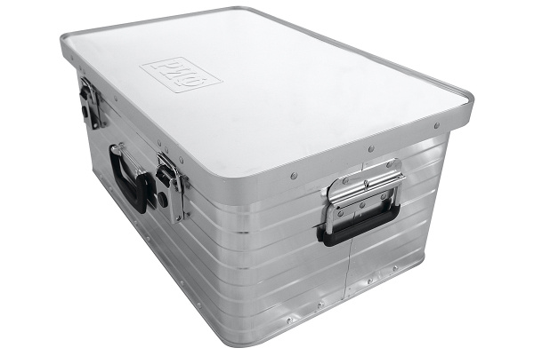 Ящик алюминиевый РИФ с замком 585х385х262 мм (ДхШхВ) Ящик алюминиевый РИФ с замком 585х385х262 мм (ДхШхВ)