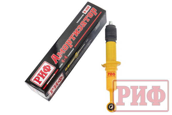 Амортизатор РИФ передний Toyota Hilux 2005-2014, Sollers ST6, Jac T6 и T9 штатный и лифт 0-45 мм