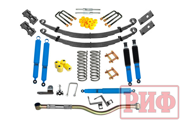 Лифт-комплект РИФ арктический УАЗ Патриот 2019+ лифт 50 мм жесткий (постоянная нагрузка)