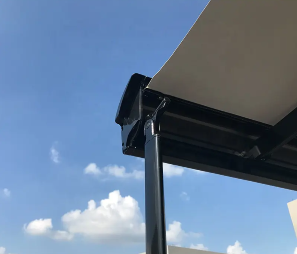 1 Маркиза автомобильная РИФ 3,0х2,5 м кассетная, привод механический, электромотор, корпус черный