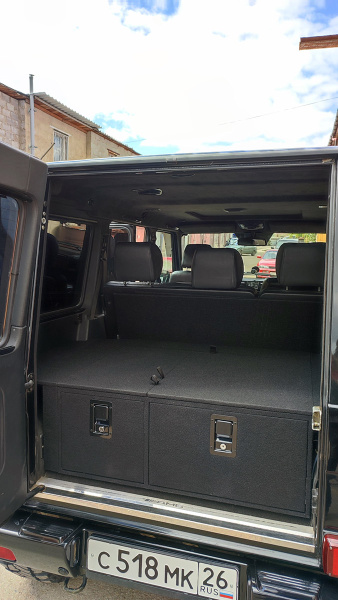 Органайзер для Mercedes-Benz G-Class (2 выдвижных ящика)